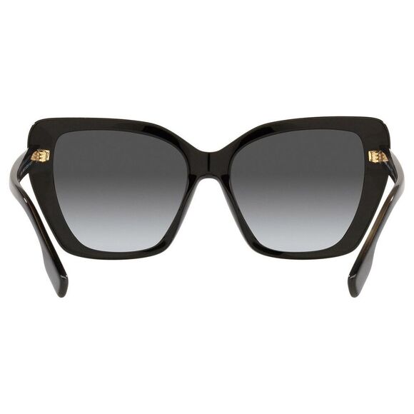 Burberry Tamsin Black Butterfly Sunglasses Polarized Lens - Picture 6 of 9